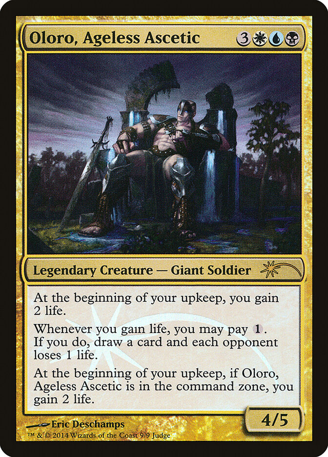 Oloro, Ageless Ascetic card front