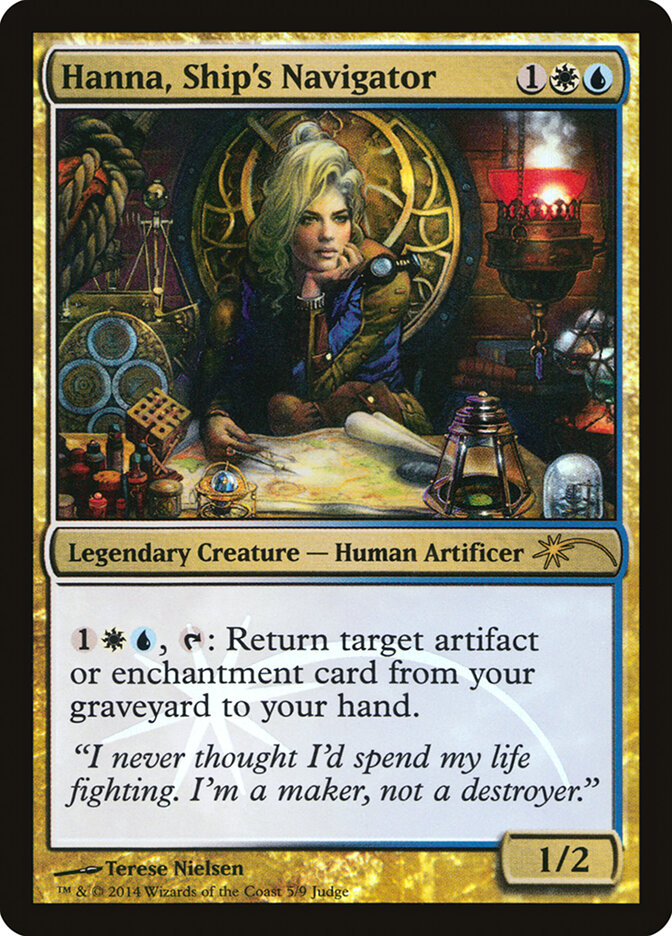 Hanna, Ship's Navigator card front