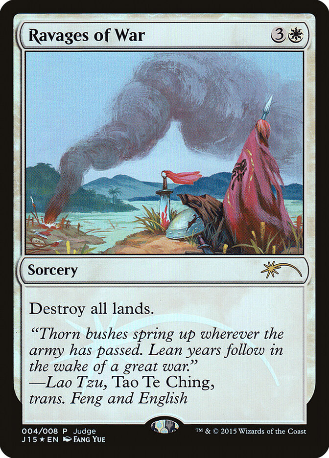 Ravages of War card front
