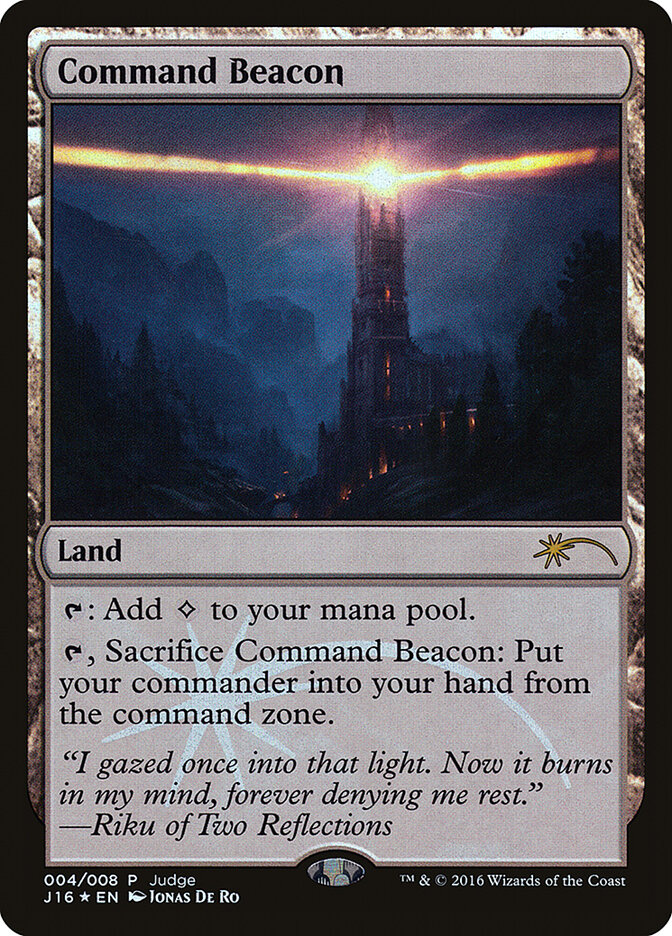 Command Beacon card front