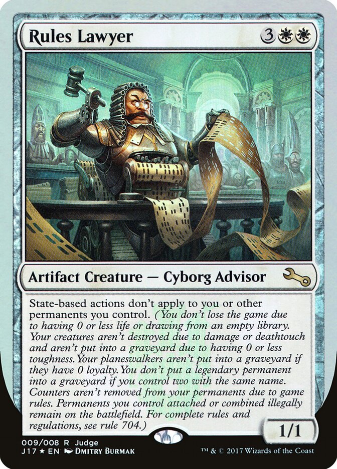 Rules Lawyer card front
