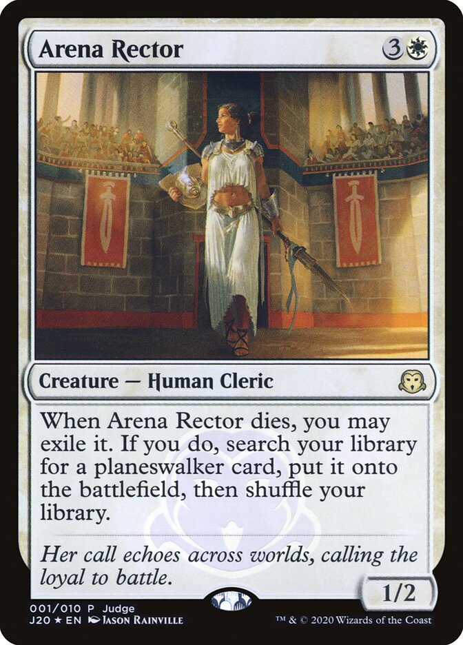 Arena Rector card front