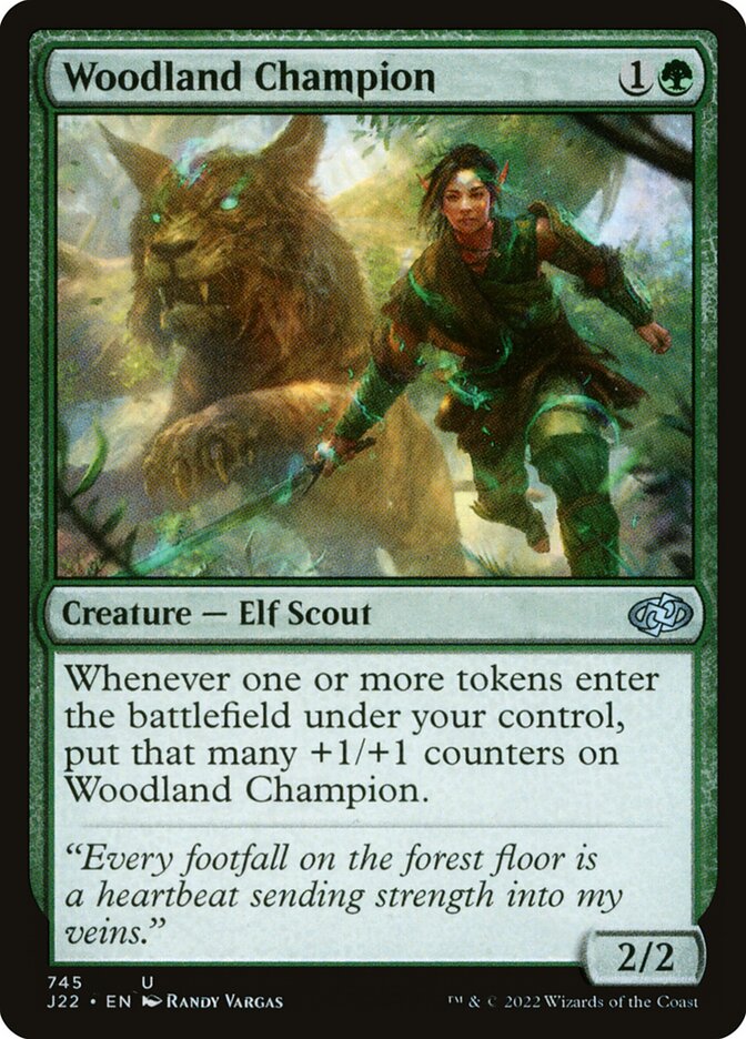 Woodland Champion card front