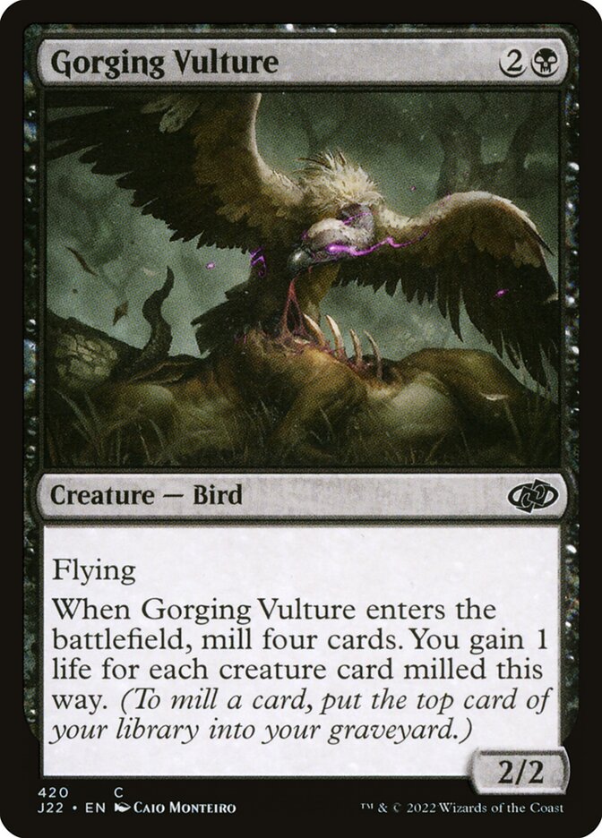 Gorging Vulture card front