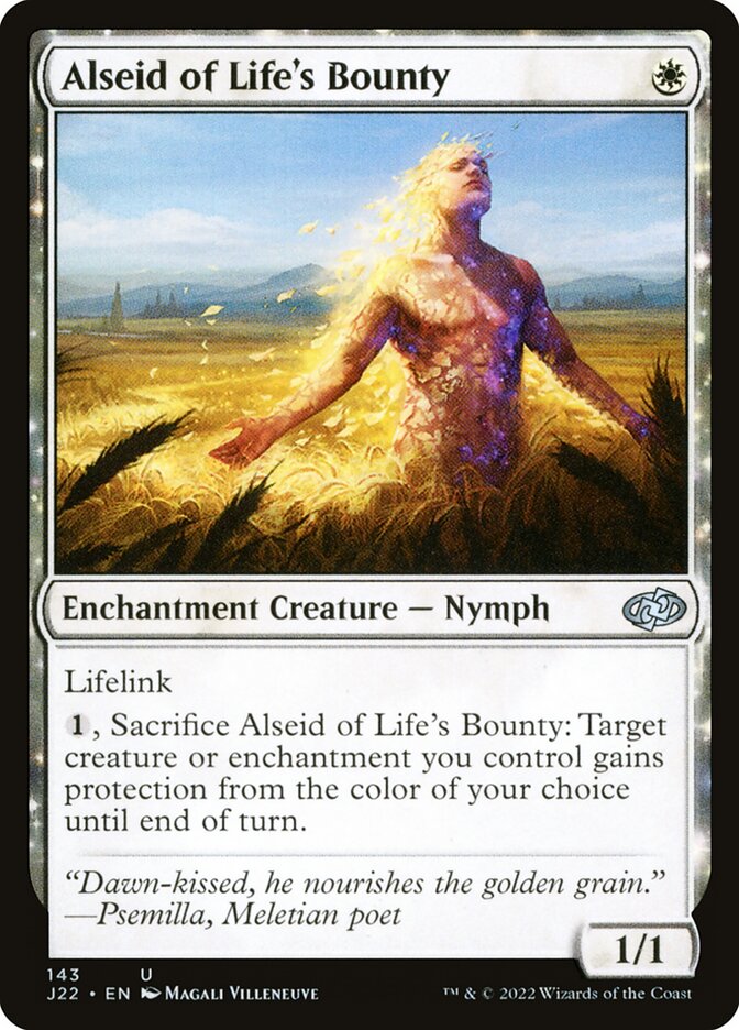 Alseid of Life's Bounty card front