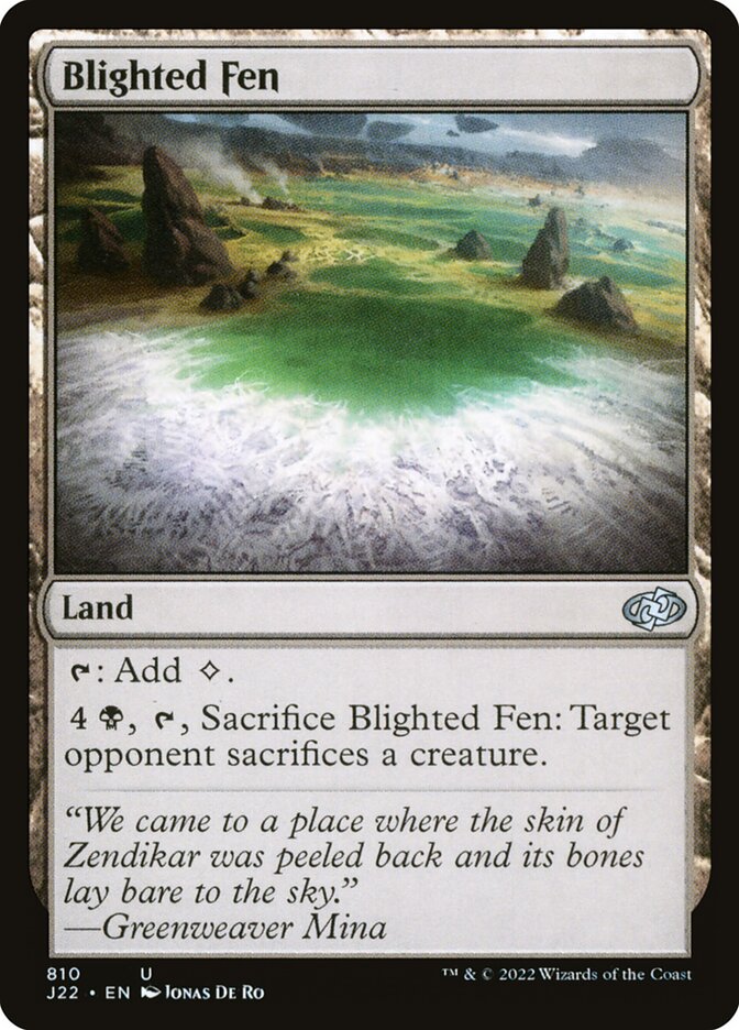 Blighted Fen card front