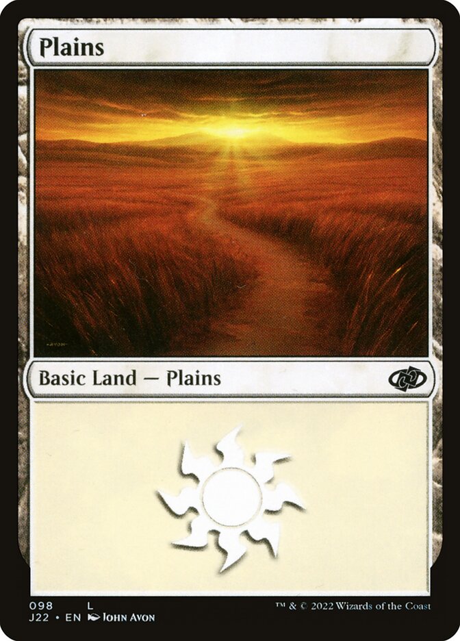 Plains card front