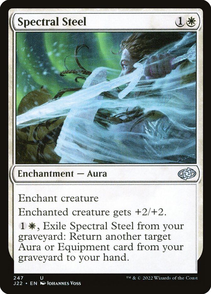 Spectral Steel card front