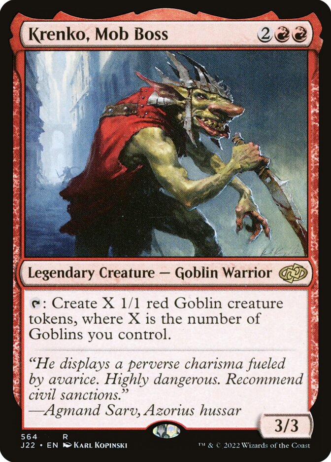 Krenko, Mob Boss card front