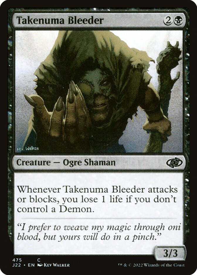 Takenuma Bleeder card front
