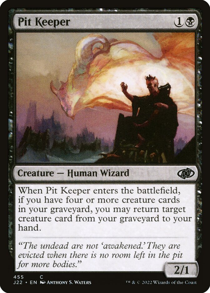 Pit Keeper card front