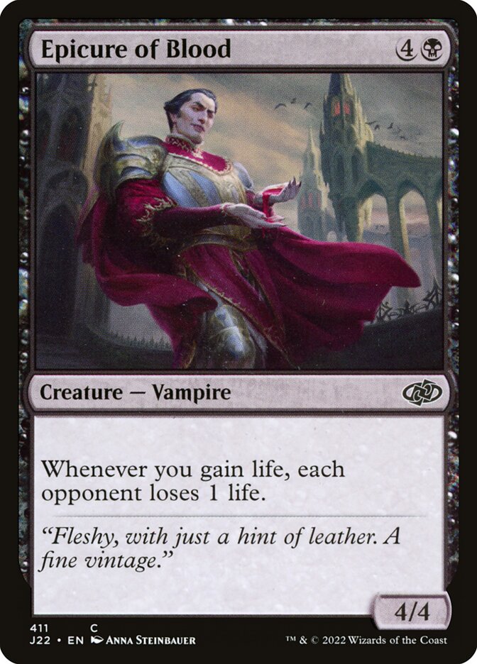 Epicure of Blood card front