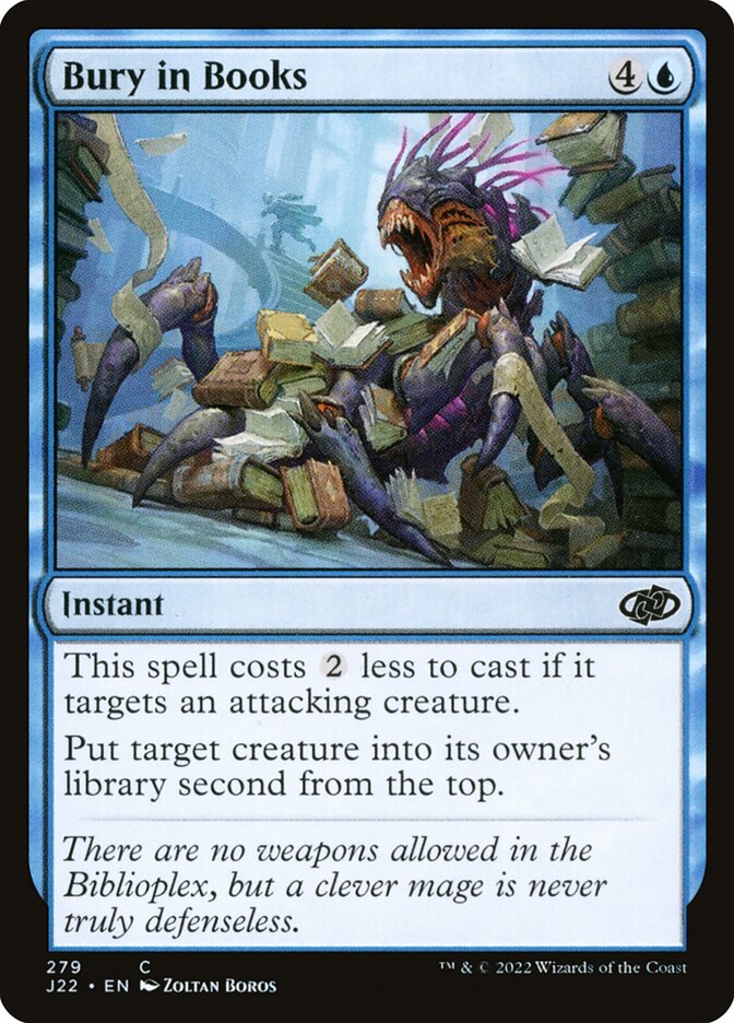 Bury in Books card front