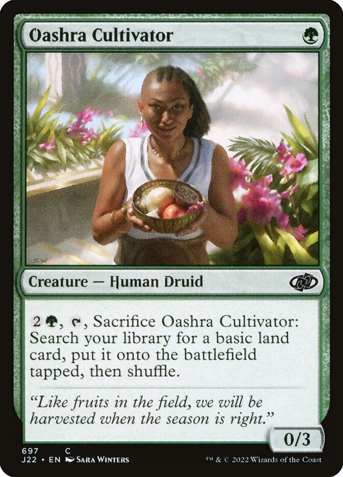 Oashra Cultivator card front