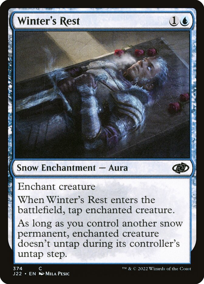 Winter's Rest card front