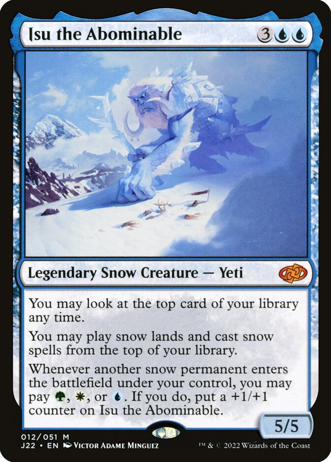 Isu the Abominable card front