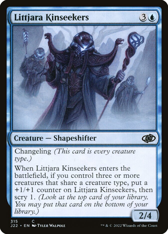 Littjara Kinseekers card front