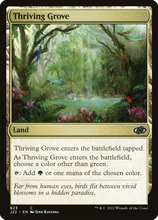 Thriving Grove card front
