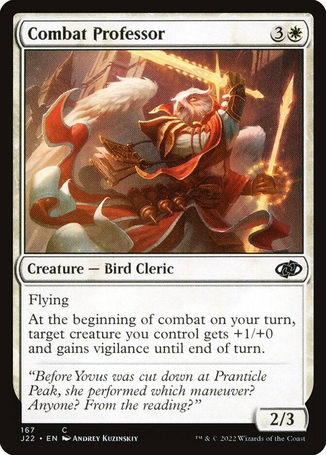 Combat Professor card front