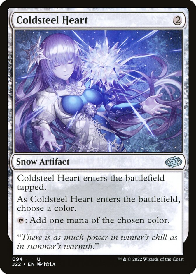 Coldsteel Heart card front