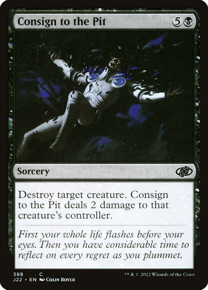 Consign to the Pit card front
