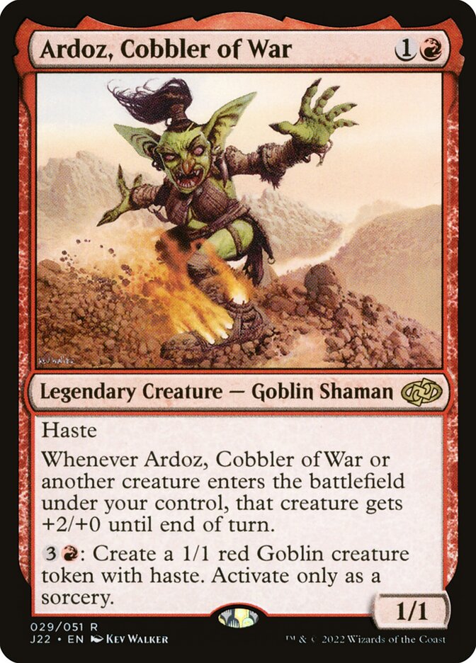 Ardoz, Cobbler of War card front
