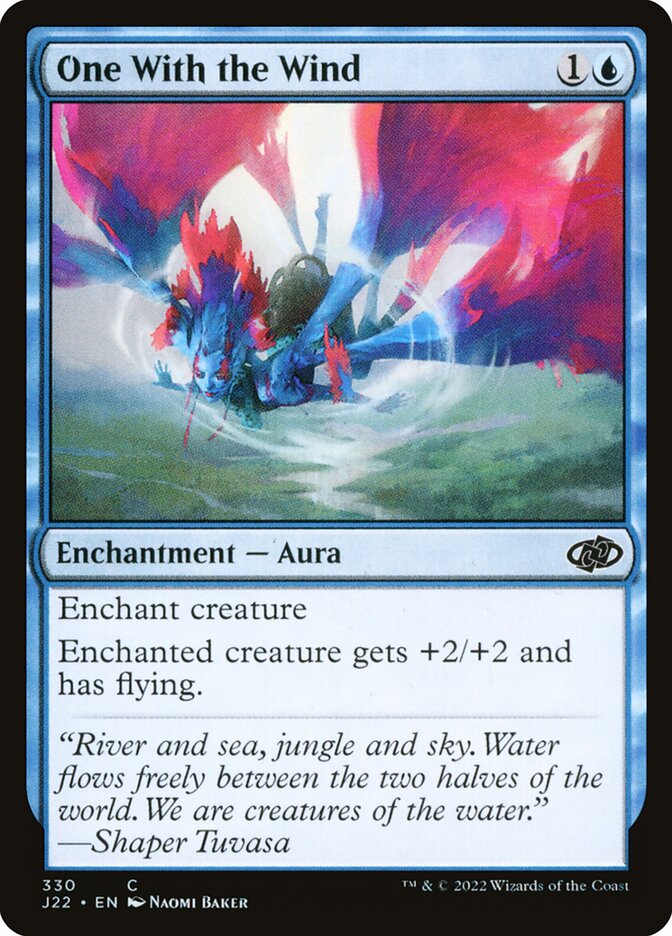 One With the Wind card front
