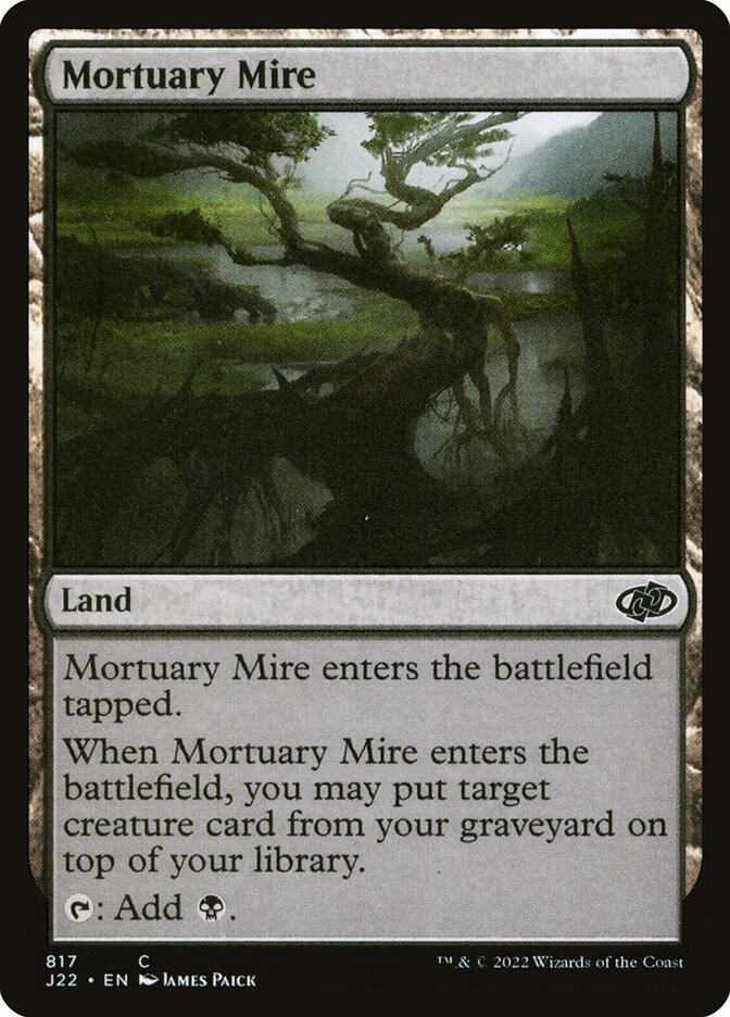 Mortuary Mire card front