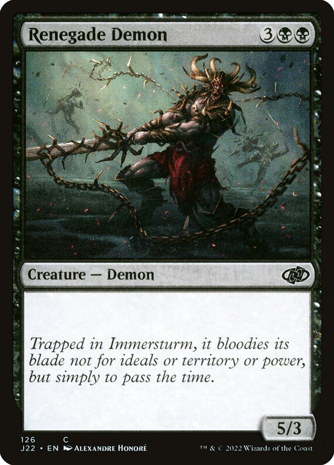 Renegade Demon card front