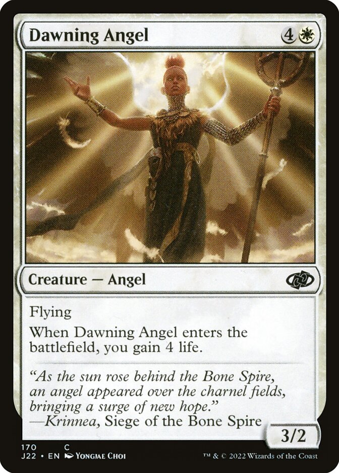 Dawning Angel card front