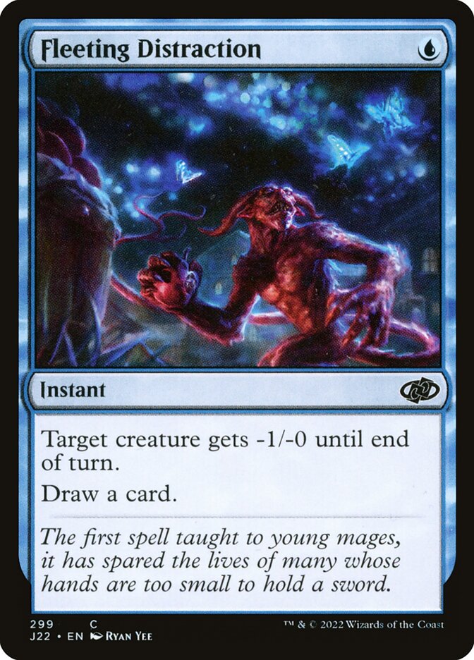 Fleeting Distraction card front