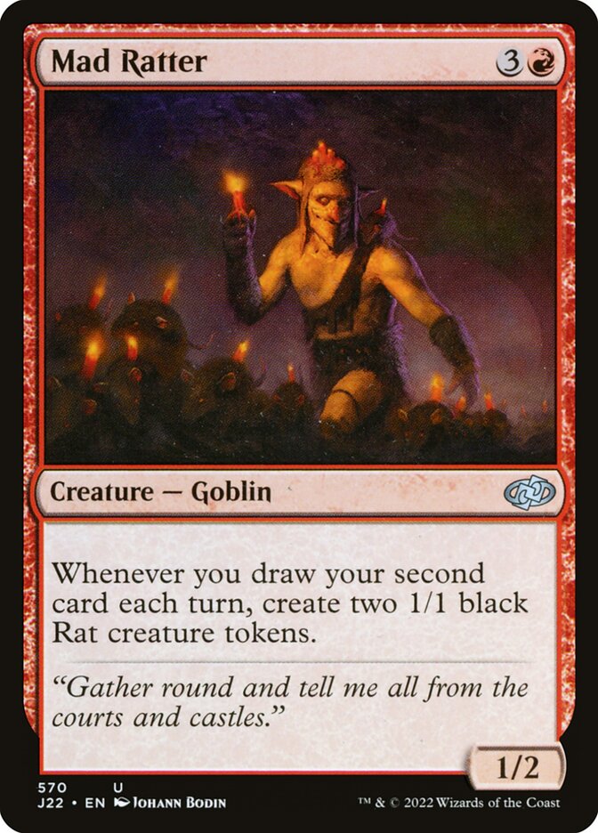Mad Ratter card front