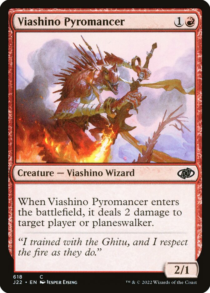 Viashino Pyromancer card front