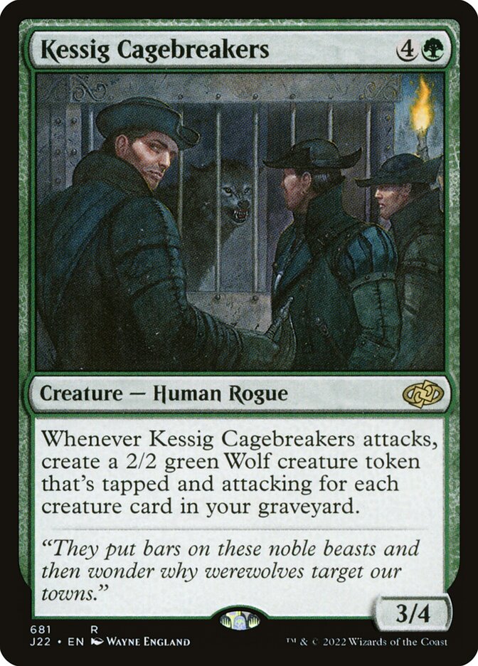 Kessig Cagebreakers card front