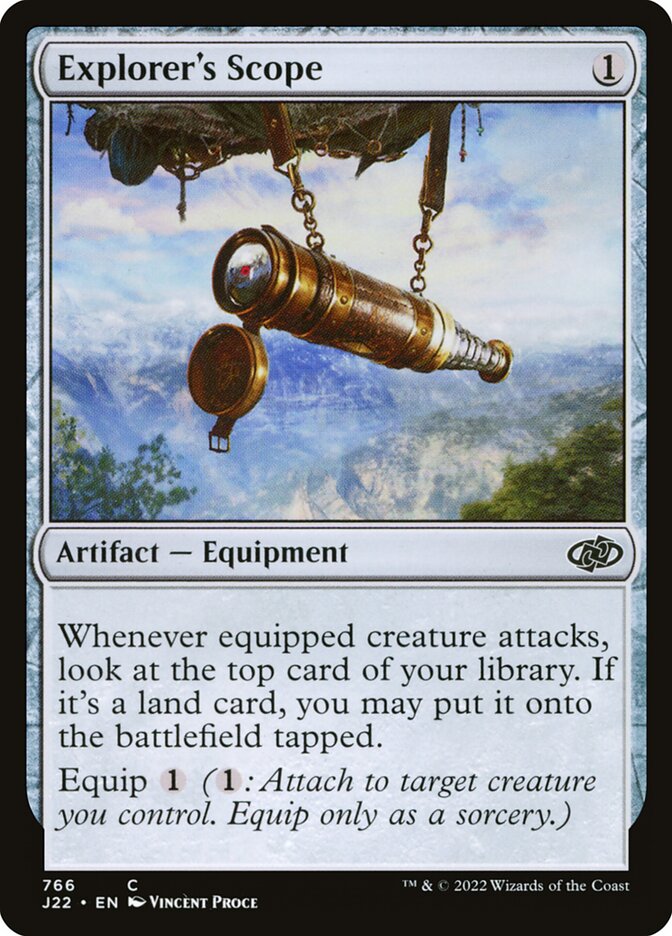 Explorer's Scope card front