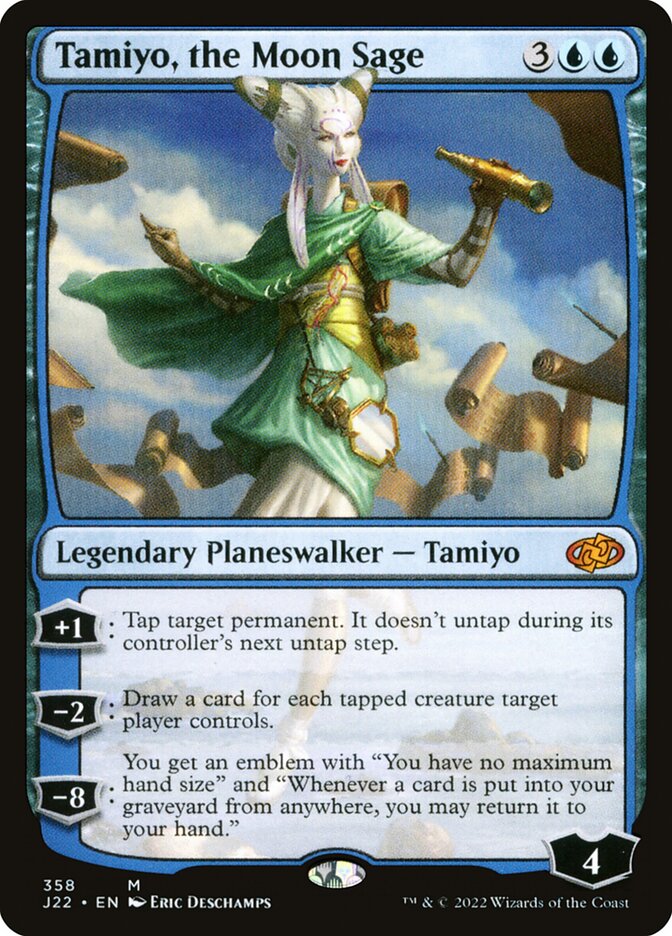 Tamiyo, the Moon Sage card front