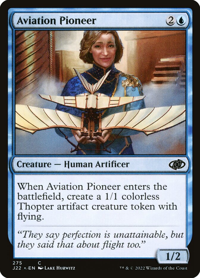 Aviation Pioneer card front
