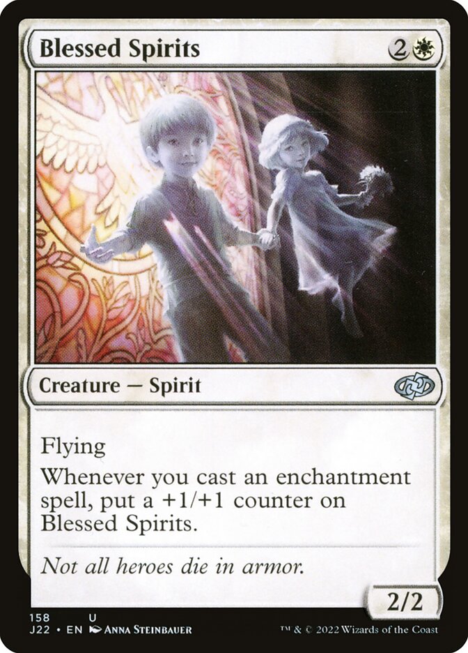 Blessed Spirits card front