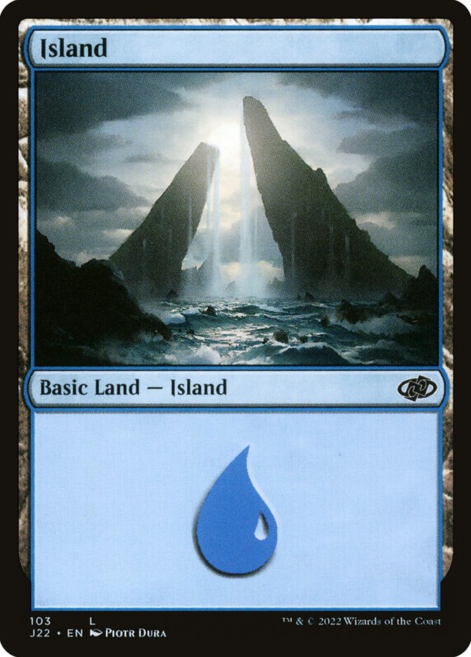Island card front