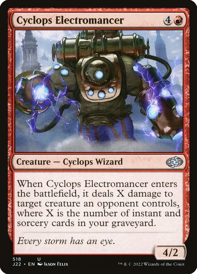 Cyclops Electromancer card front