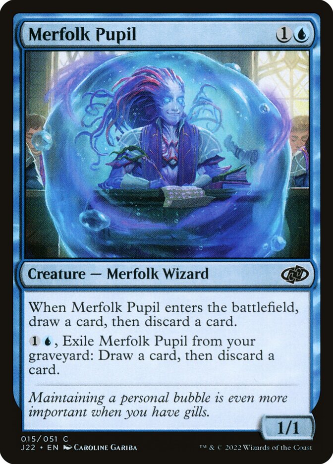 Merfolk Pupil card front