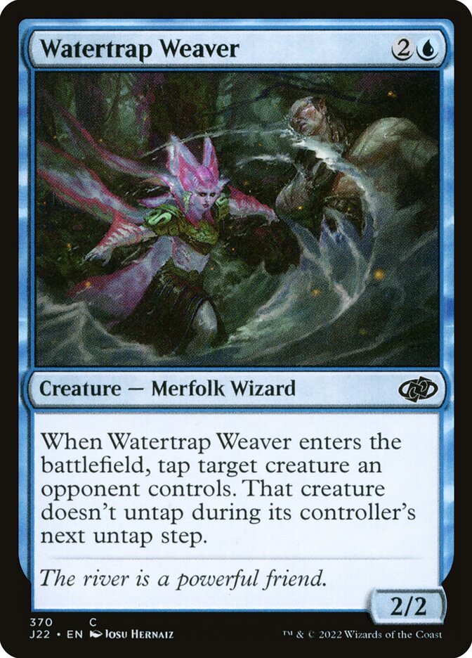 Watertrap Weaver card front