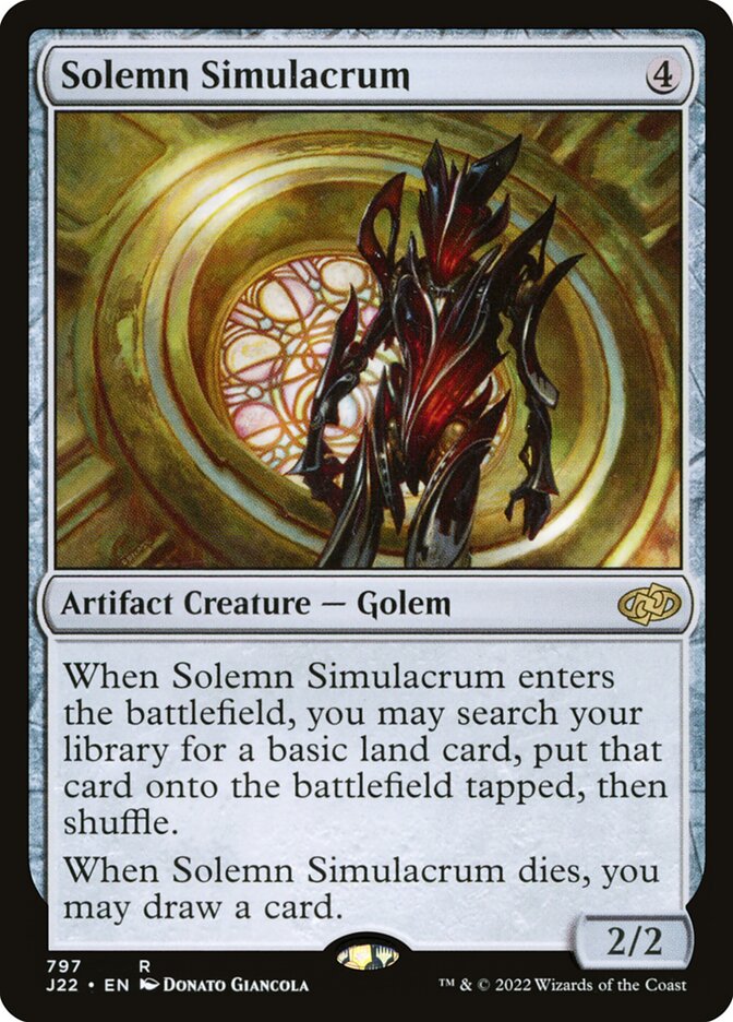 Solemn Simulacrum card front