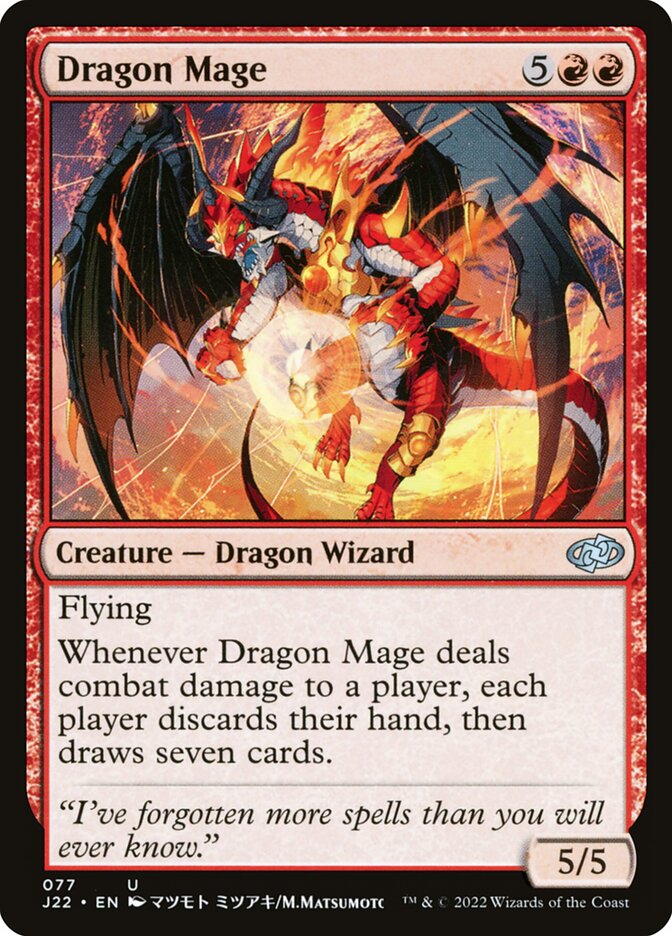 Dragon Mage card front