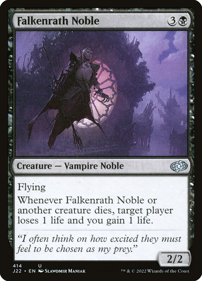 Falkenrath Noble card front