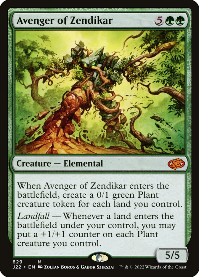 Avenger of Zendikar card front