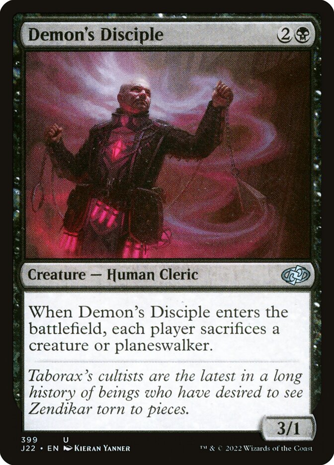 Demon's Disciple card front