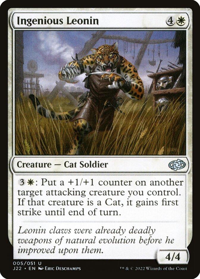 Ingenious Leonin card front