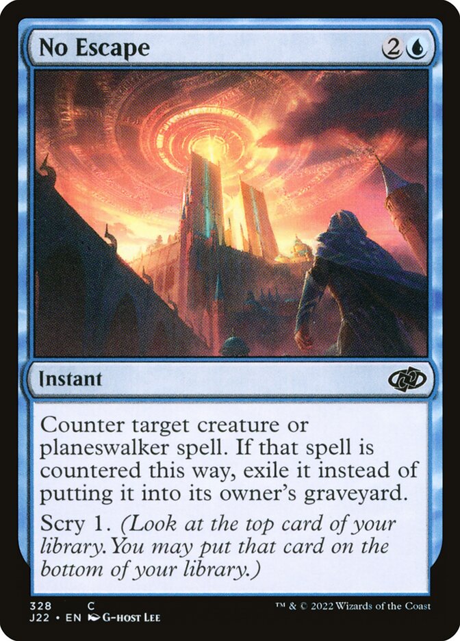 No Escape card front