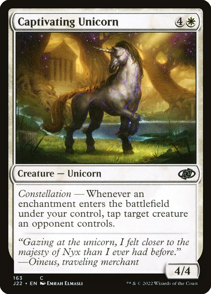 Captivating Unicorn card front